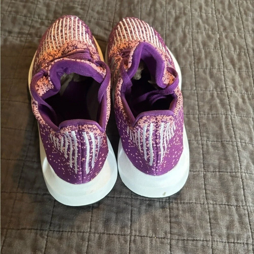 Adidas Swift Run Womens Purple Pink Knit Running‎ Shoes PRB 698001 Size 11